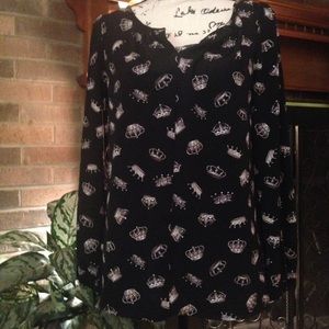 THAKOON Crown print blouse